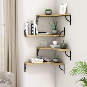 Corner Floating Shelves Wall Mounted Set of 4